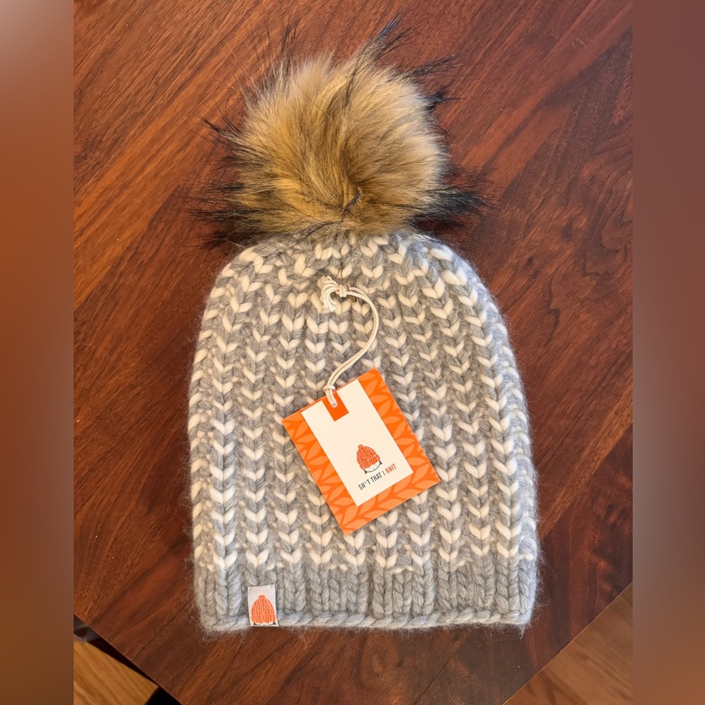 Sh*t I Knit Two Toned Foster Heather Beanie
